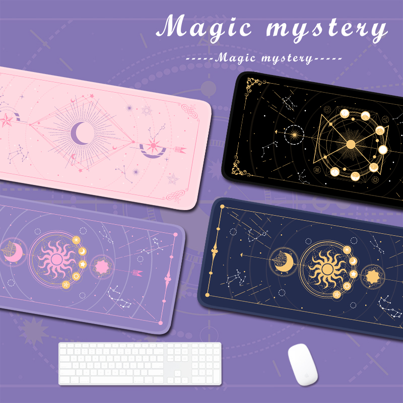 Gaming Accessories Cute - Magic Moon Star Purple Extra Large