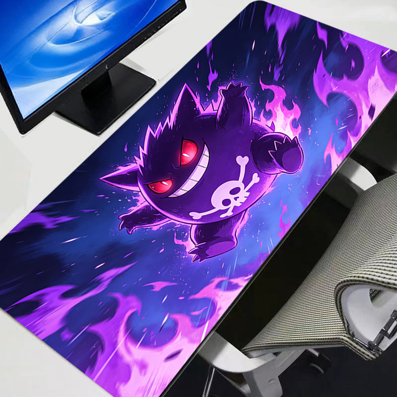 Gaming Accessories Stand - Mouse Pad Gengar Pokemon Pikachu Anime