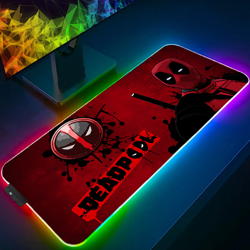 Gaming Accessories Rgb - LED Mouse Pad Gaming Backlight Lock