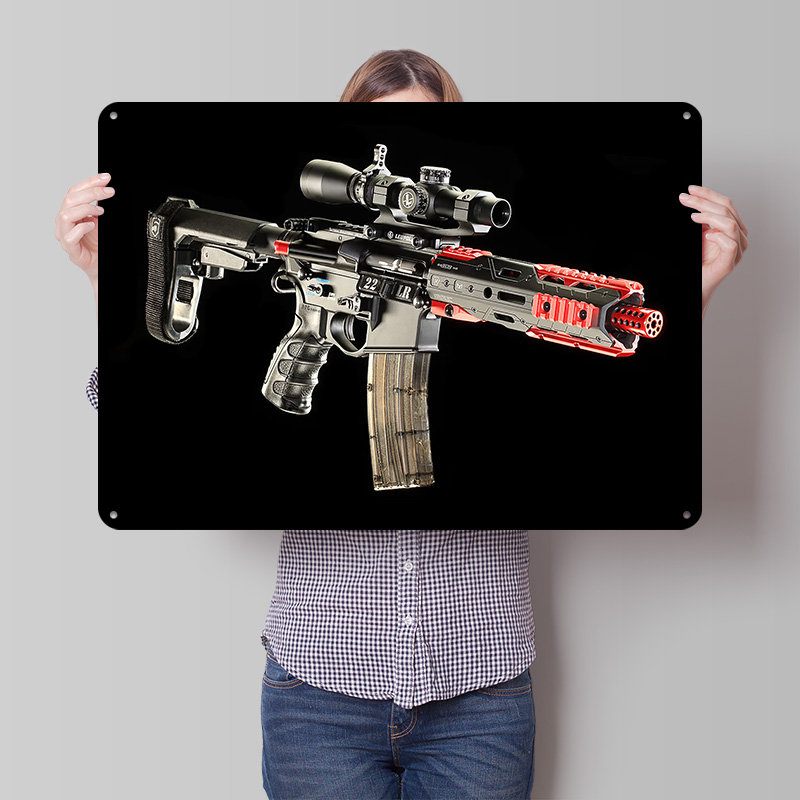Vintage Gaming Accessories - MGS V Personalized 3D Textured Metal
