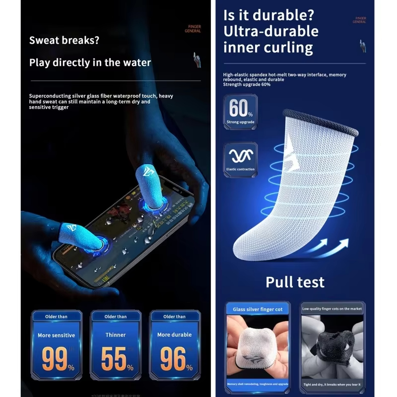 1 Pair Gamer Finger Sleeves Sw - Gaming Accessories Bundle recensione e prezzo