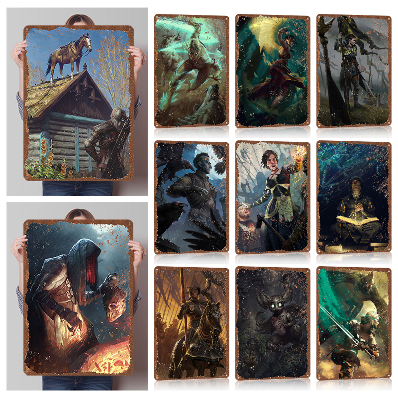 GGwent Tinplate Posters Custom - Vintage Gaming Accessories recensione e prezzo