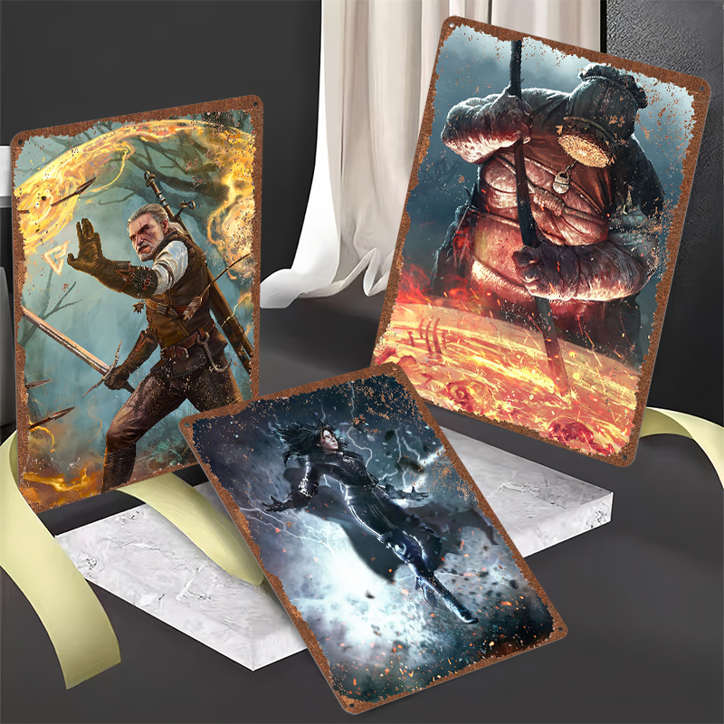 GGwent Tinplate Posters Custom - Vintage Gaming Accessories recensione e prezzo
