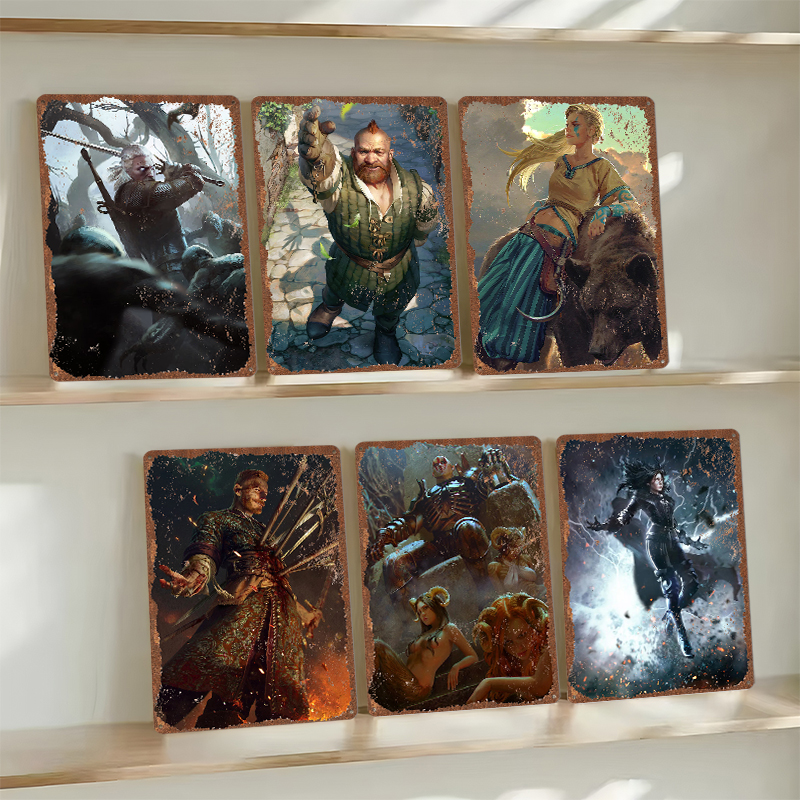 GGwent Tinplate Posters Custom - Vintage Gaming Accessories recensione e prezzo