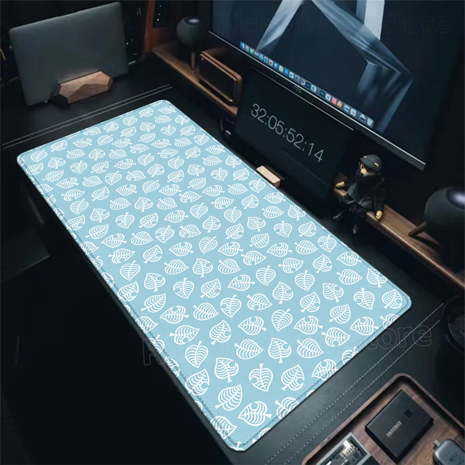Vintage Floral Green Leaves Mo - Vintage Gaming Accessories recensione e prezzo