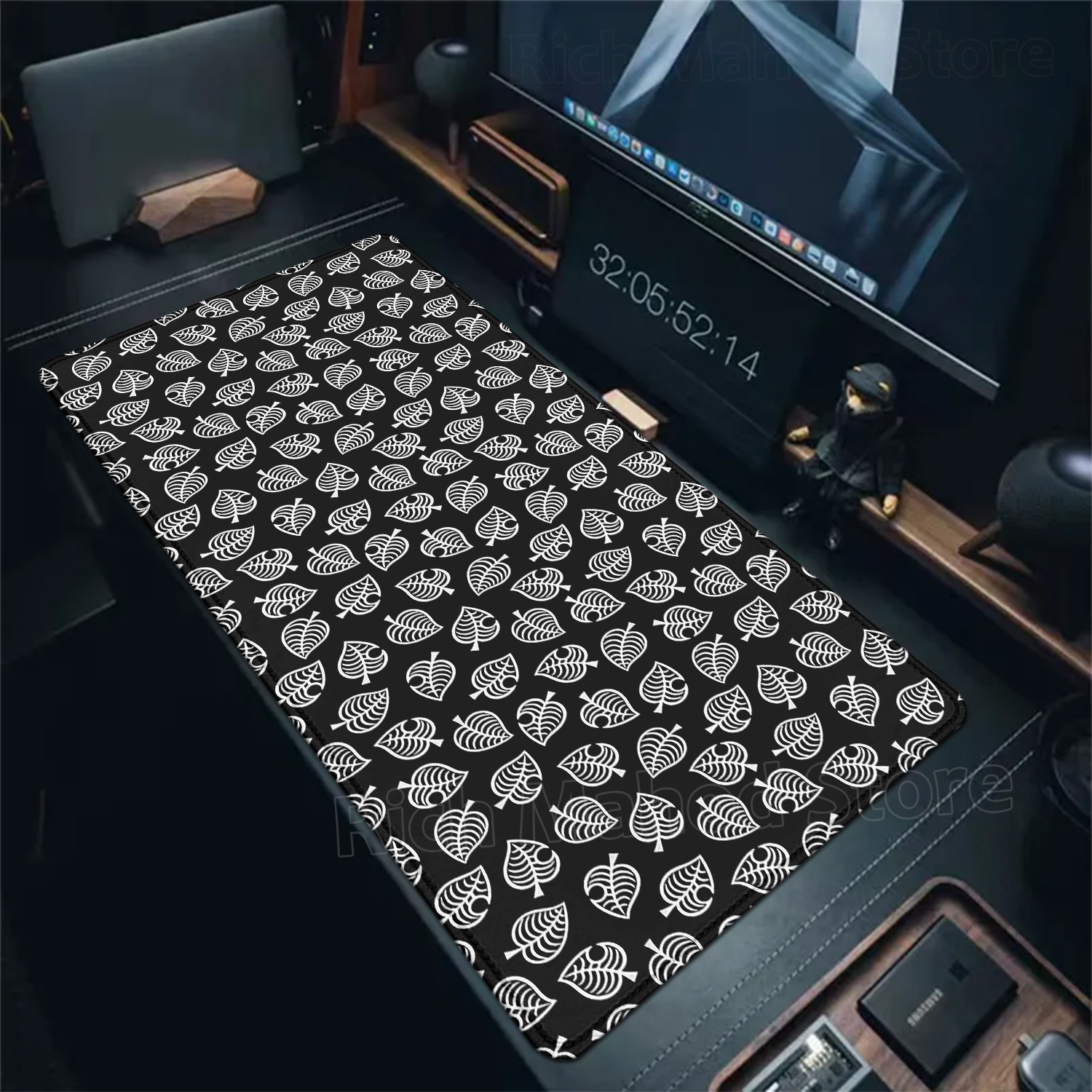 Vintage Floral Green Leaves Mo - Vintage Gaming Accessories recensione e prezzo