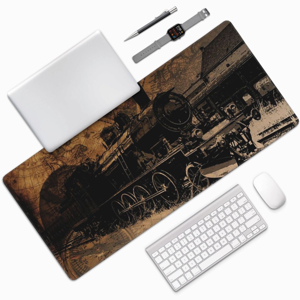 Large Mouse Pad Vintage Steam  - Vintage Gaming Accessories recensione e prezzo