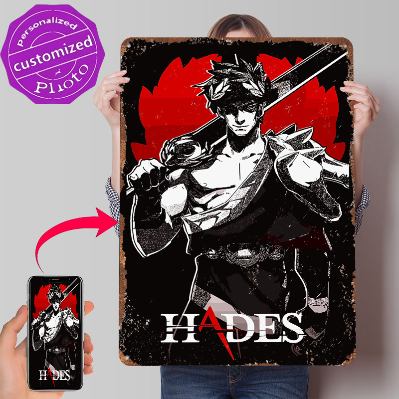 Hades Game Metal Poster Custom - Vintage Gaming Accessories recensione e prezzo