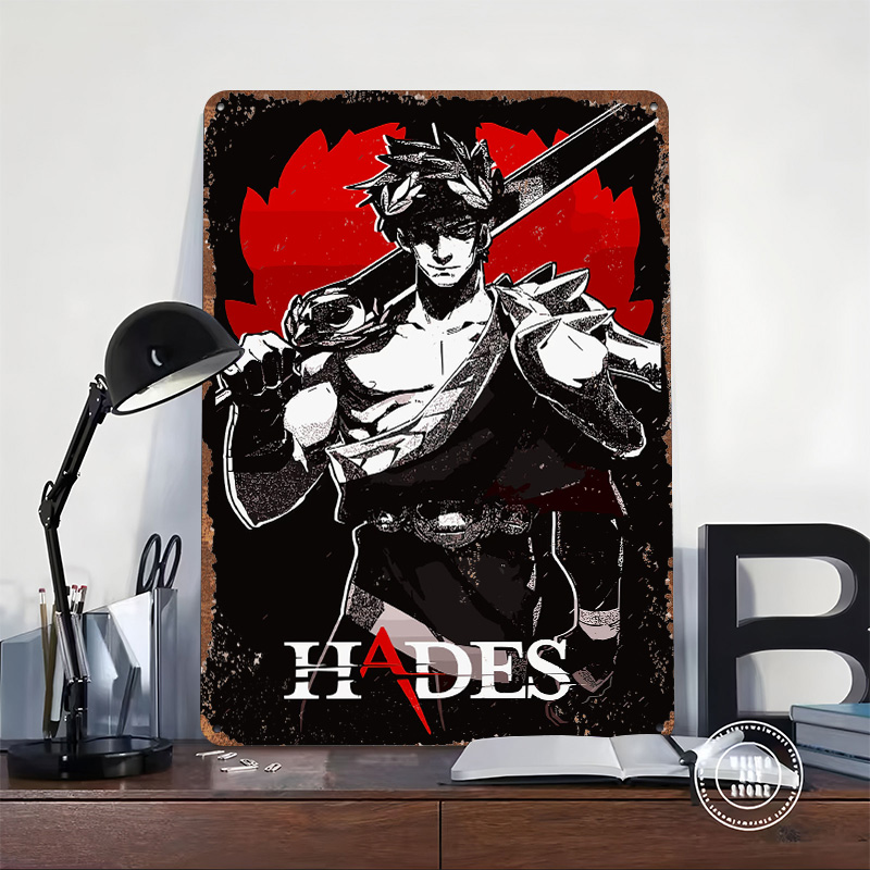 Hades Game Metal Poster Custom - Vintage Gaming Accessories recensione e prezzo