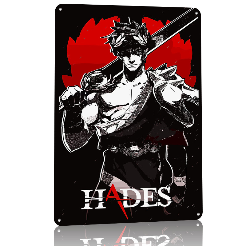 Hades Game Metal Poster Custom - Vintage Gaming Accessories recensione e prezzo