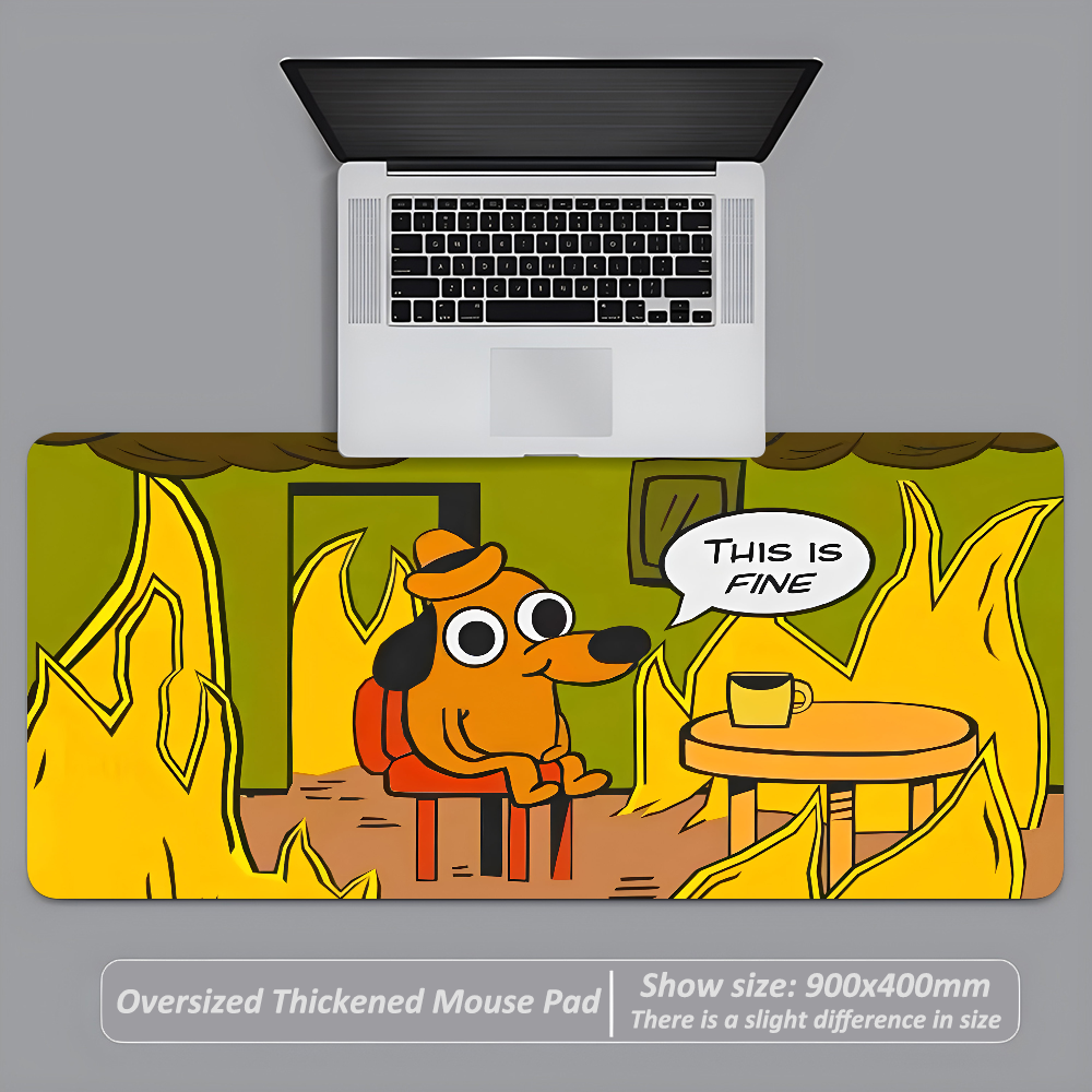 This Is Fine Dog Dachshund Mou - Gaming Accessories Wholesale recensione e prezzo
