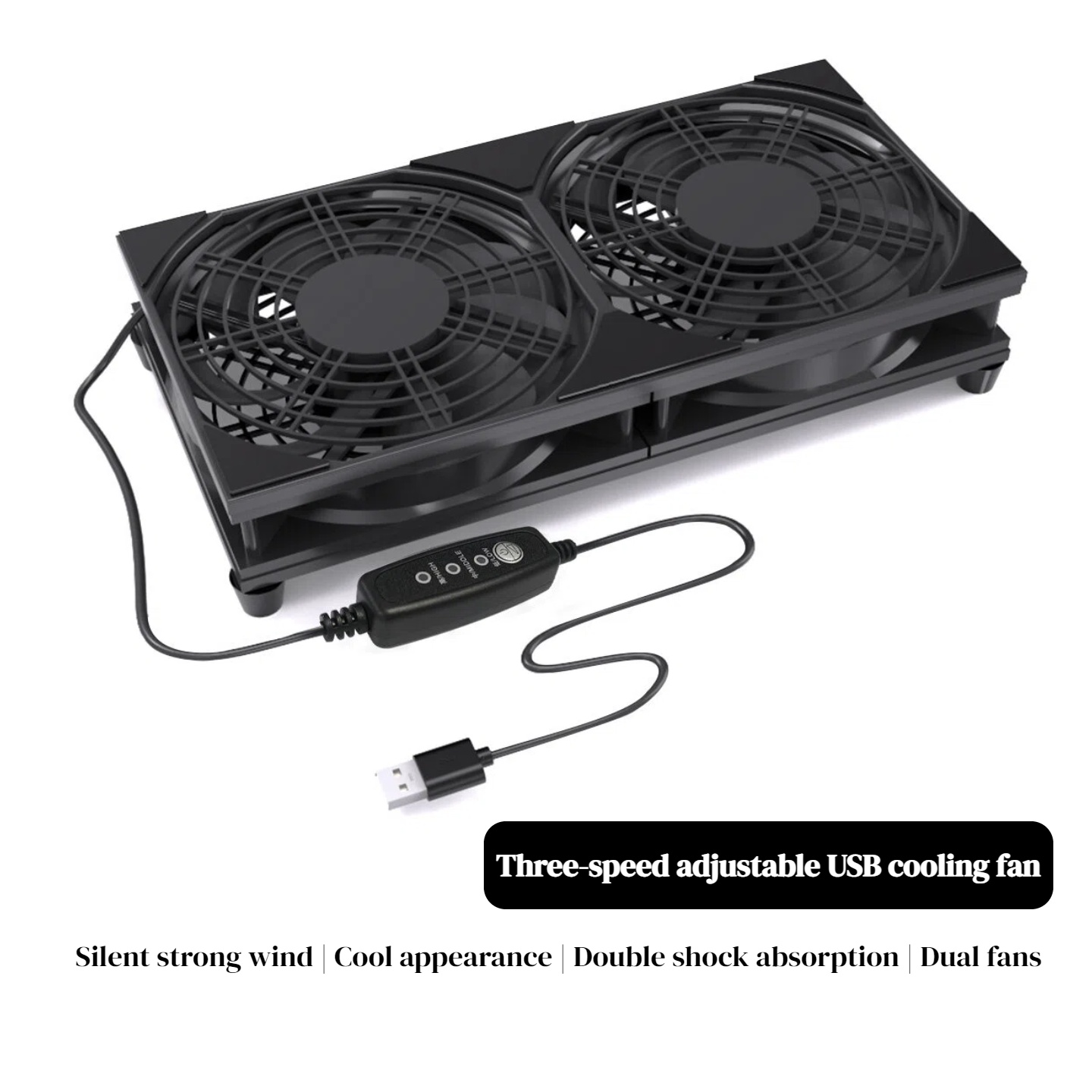 Dual USB Cooling Fan with 3-Sp - Gaming Accessories Rgb recensione e prezzo