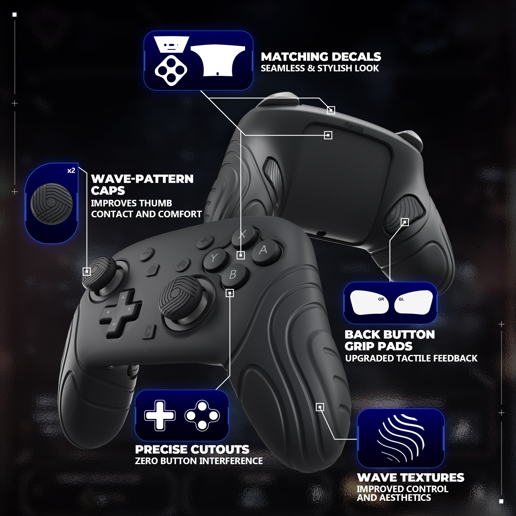 PlayVital Samurai Silicone Cov - Japanese Gaming Accessories recensione e prezzo