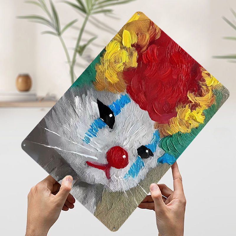 Sad Clown Cat Painting Tinplat - Vintage Gaming Accessories recensione e prezzo