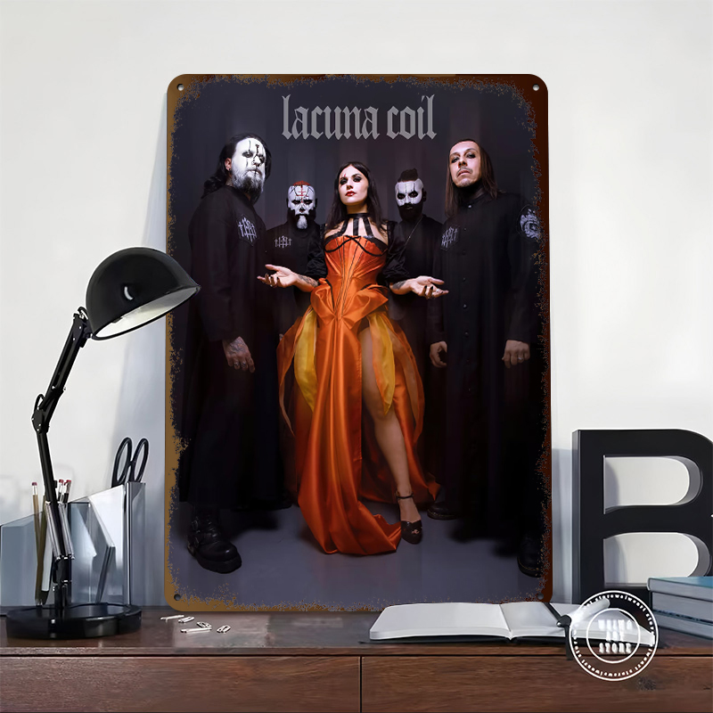 Lacuna Coil Band Portrait Tin  - Vintage Gaming Accessories recensione e prezzo