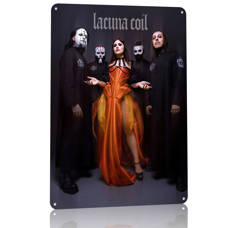 Lacuna Coil Band Portrait Tin  - Vintage Gaming Accessories recensione e prezzo