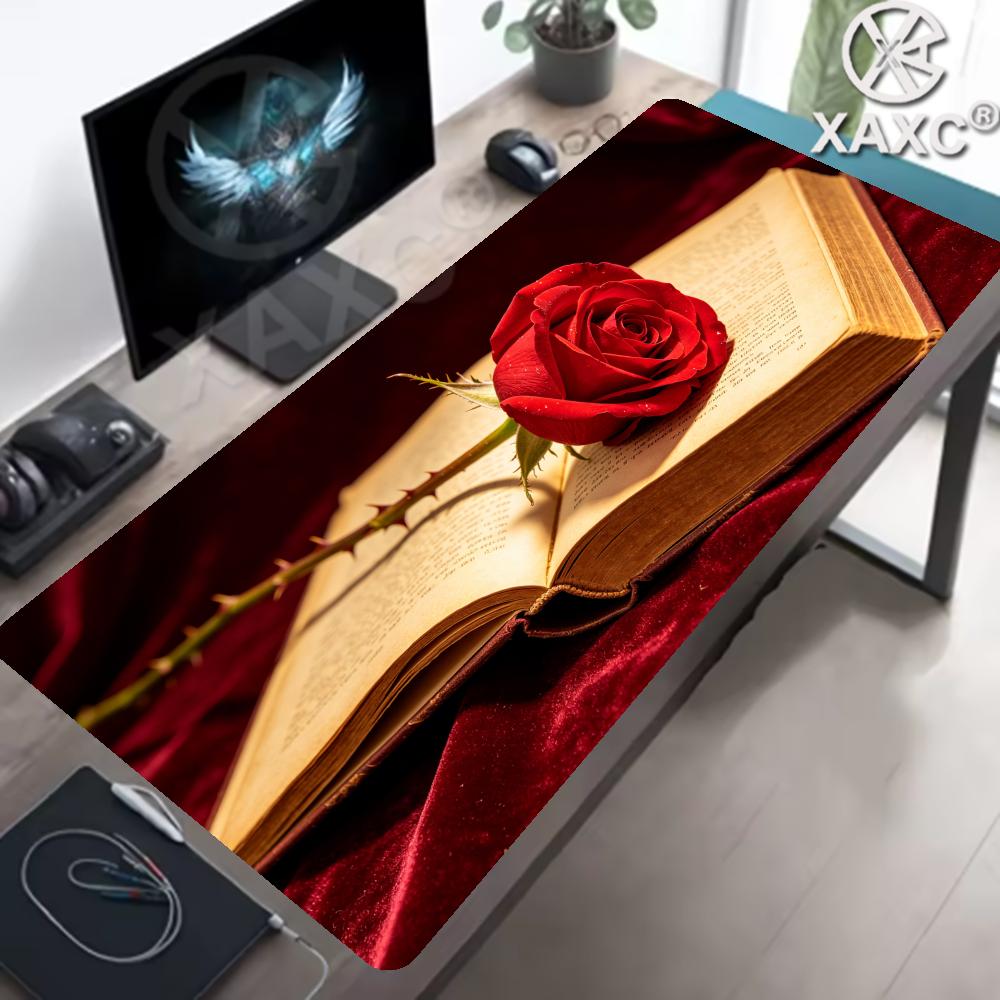 Vintage Rose & Book Desk Mat,  - Vintage Gaming Accessories recensione e prezzo