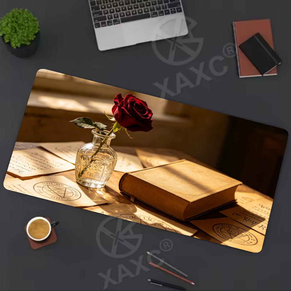 Vintage Rose & Book Desk Mat,  - Vintage Gaming Accessories recensione e prezzo