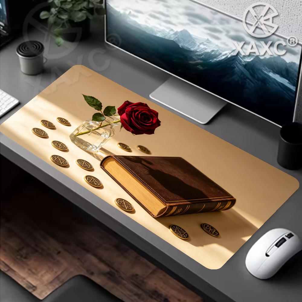Vintage Rose & Book Desk Mat,  - Vintage Gaming Accessories recensione e prezzo