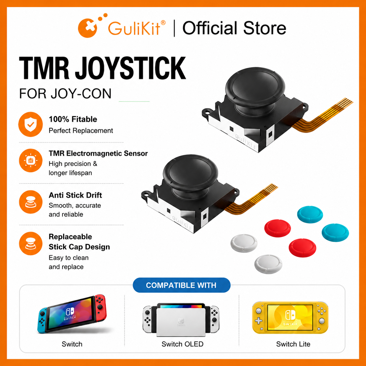 GuliKit TMR Sensing Joystick f - Japanese Gaming Accessories recensione e prezzo