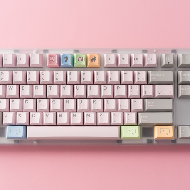 Shy Pink Vintage Theme Keycaps - Vintage Gaming Accessories recensione e prezzo