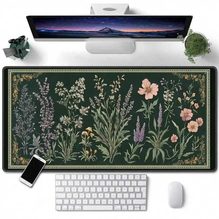 1pc Plant & Floral Pattern Des - Vintage Gaming Accessories recensione e prezzo