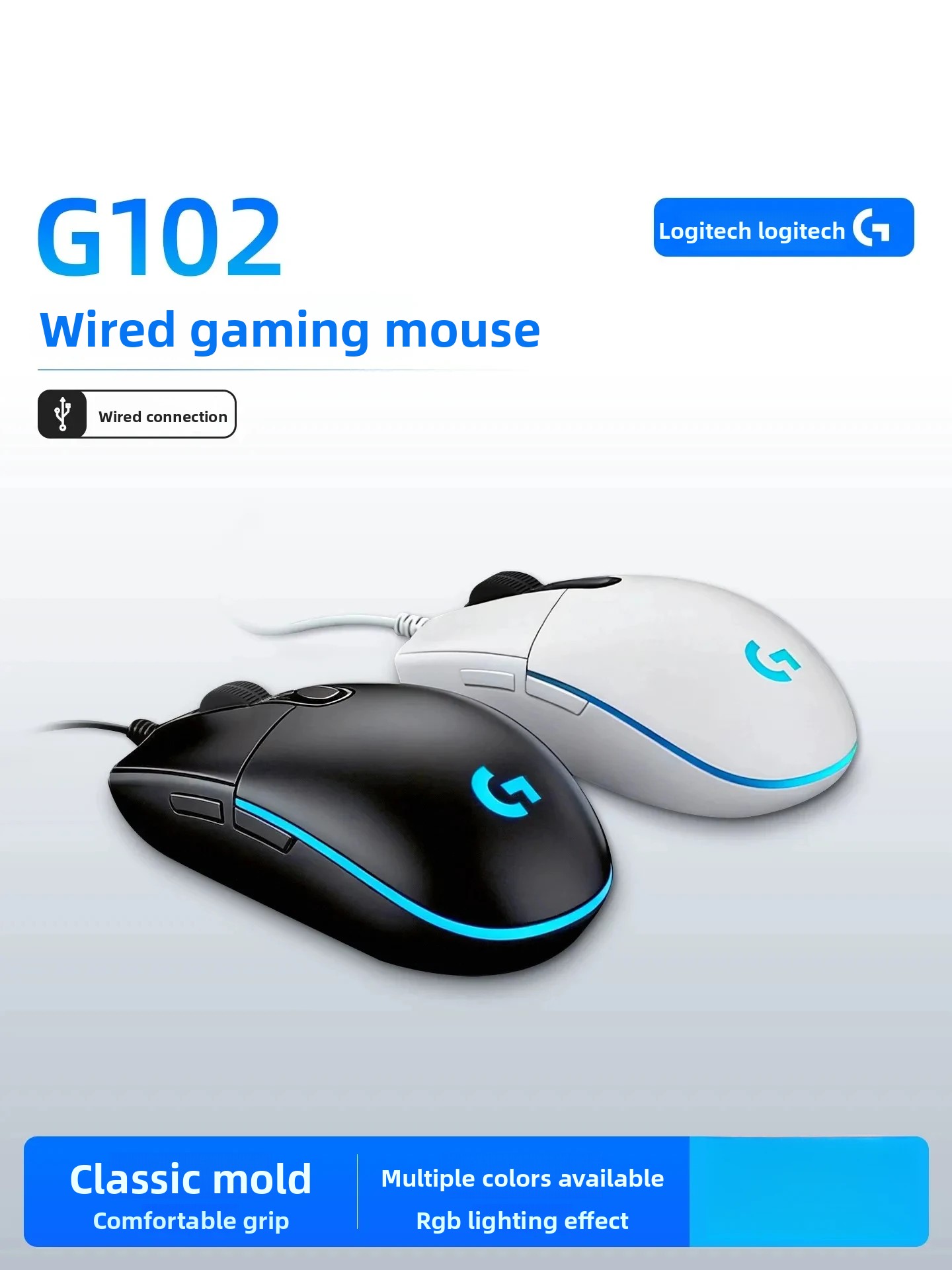 Logitech G102 Wired Gaming Mou - Gaming Accessories Rgb recensione e prezzo